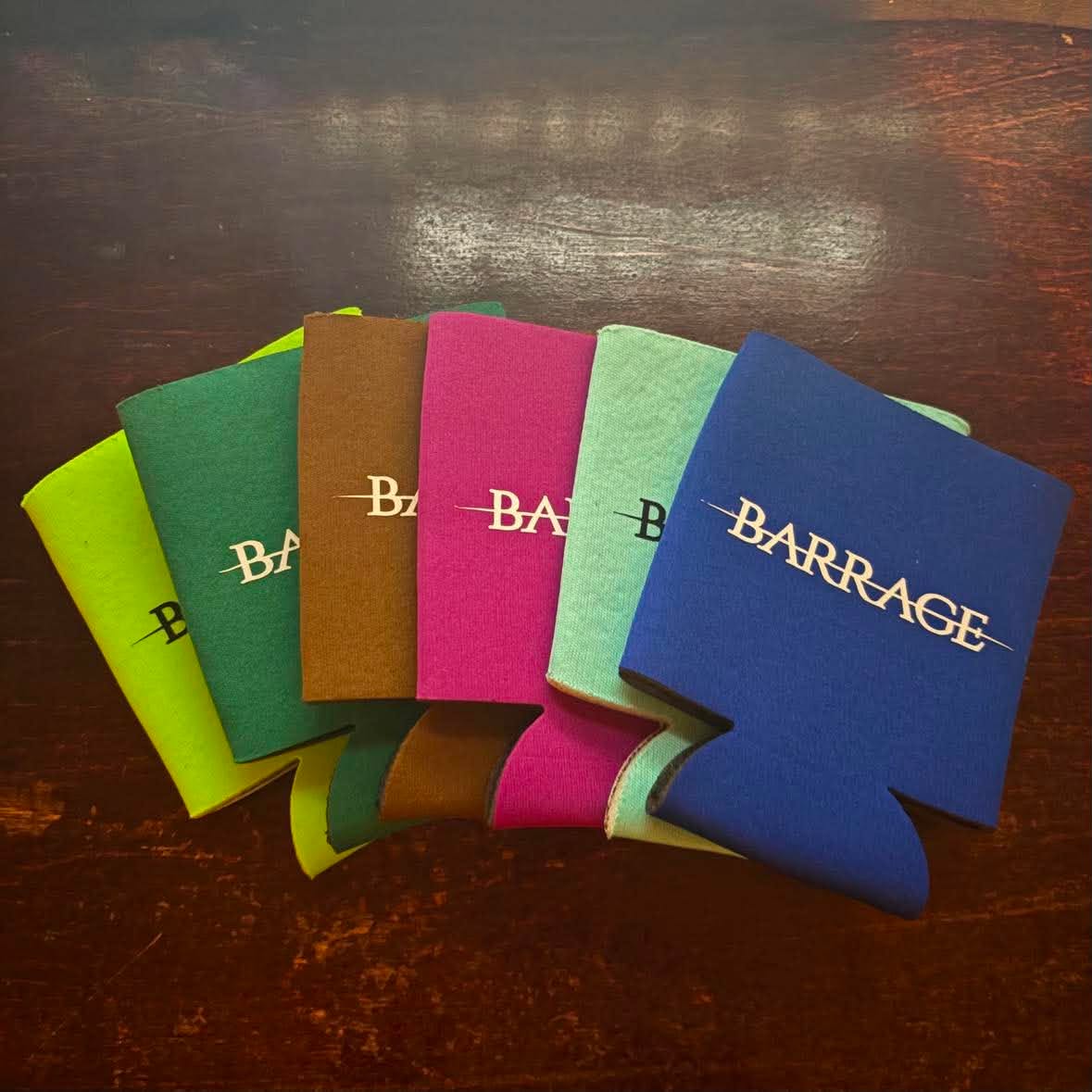 Barrage Logo Coozie (random color)
