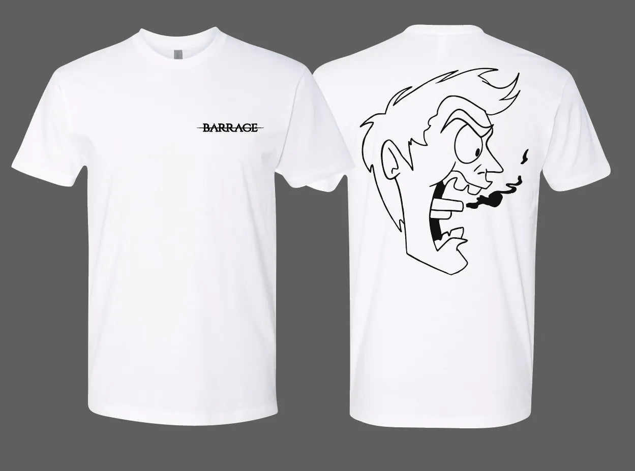 BARRAGE SENSORY OVERLOAD T-SHIRT | WHITE